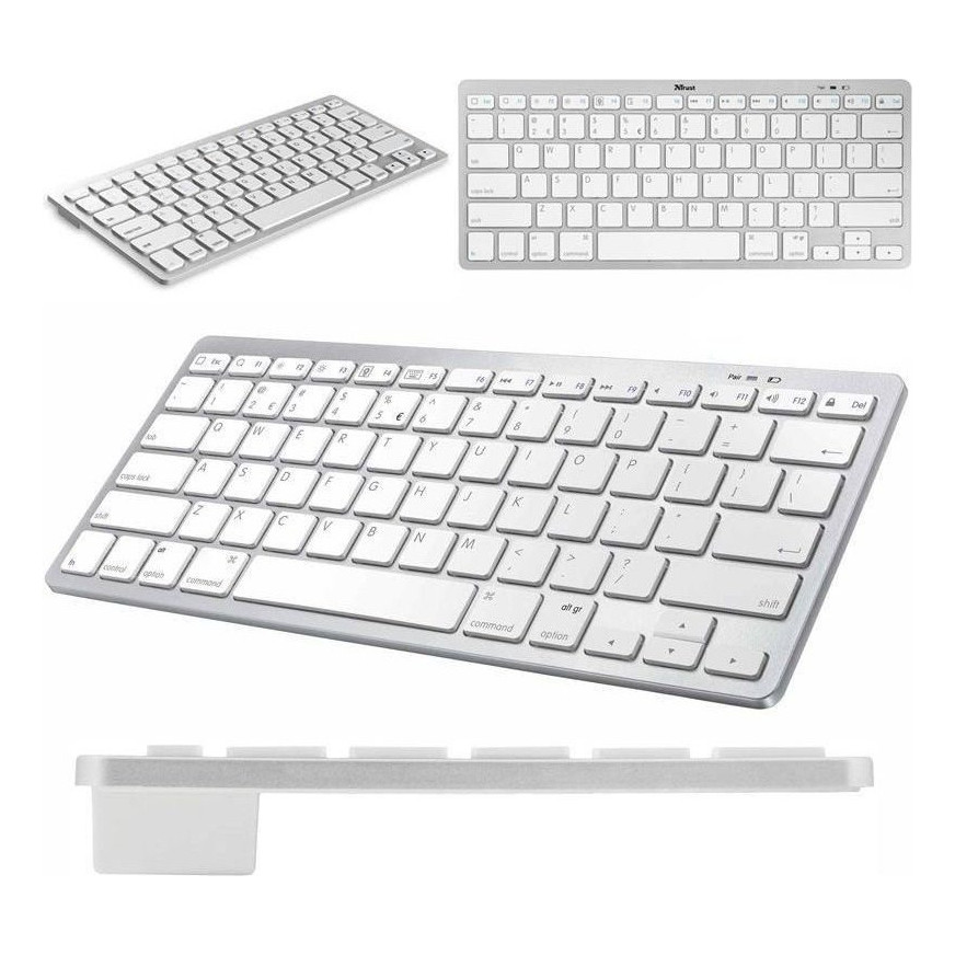 Teclado Bluetooth Para Galaxy Tab A T590/t595 - Branco