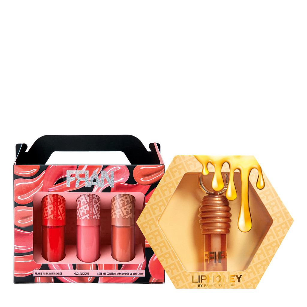 Kit Fran by Franciny Ehlke Lábios Irresistíveis (4 produtos)