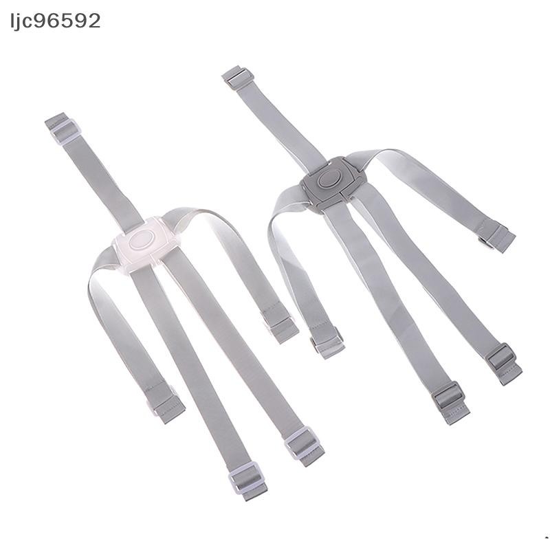 [ljc96592] Fivela Bebê Universal Arnês De 5 Pontos Cadeira Alta Cinto De Segurança Cintos Para Carrinho De Criança [BR]