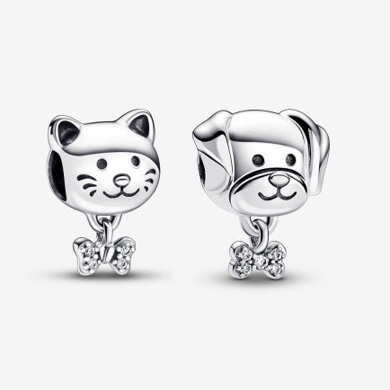 Amuleto Fofo De Gatinho E Cachorrinho em Oferta na Shopee