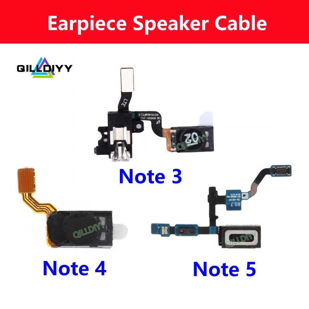1 Pçs Fone De Ouvido Alto-Falante Para Samsung Galaxy Note 3 4 5 Note3 Note4 Receptor Som Cabo Flexível