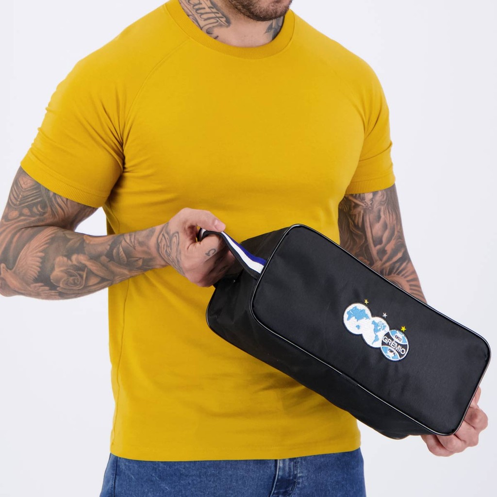Porta-Chuteira Grêmio Preta em Oferta na Shopee