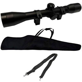 Luneta 4x32 com Trilho 11mm para Carabinas - Virtus + Capa + Bandoleira em Oferta na Shopee