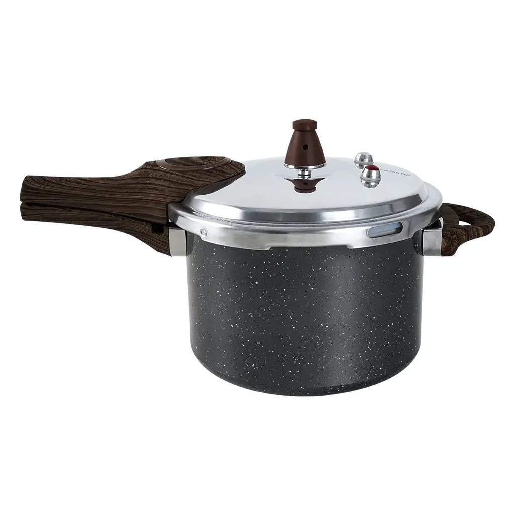 Panela de Pressão Pressure c/ Indução 4,2L Ceramic Life Cinza Escuro Granito Brinox - 4952/109 em Oferta na Shopee