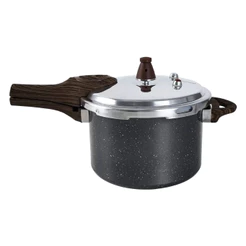 Panela de Pressão Pressure c/ Indução 4,2L Ceramic Life Cinza Escuro Granito Brinox - 4952/109