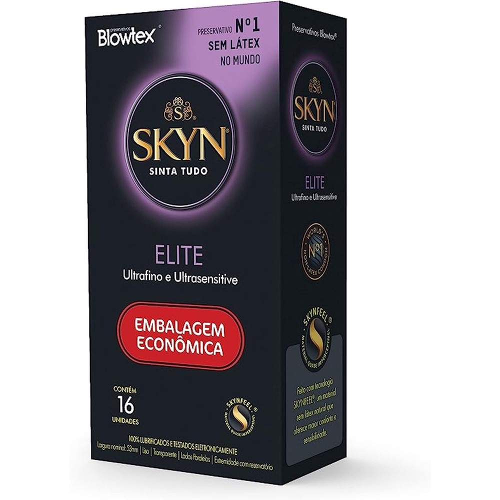 Preservativo Blowtex SKYN - Sensação Natural Elite c/16