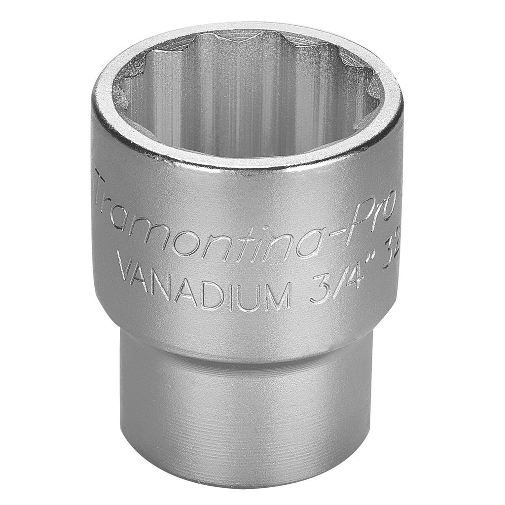 Soquete Estriado Aço Cromo Vanádio 1.5/16" - Encaixe 3/4" Tramontina PRO 44854/108