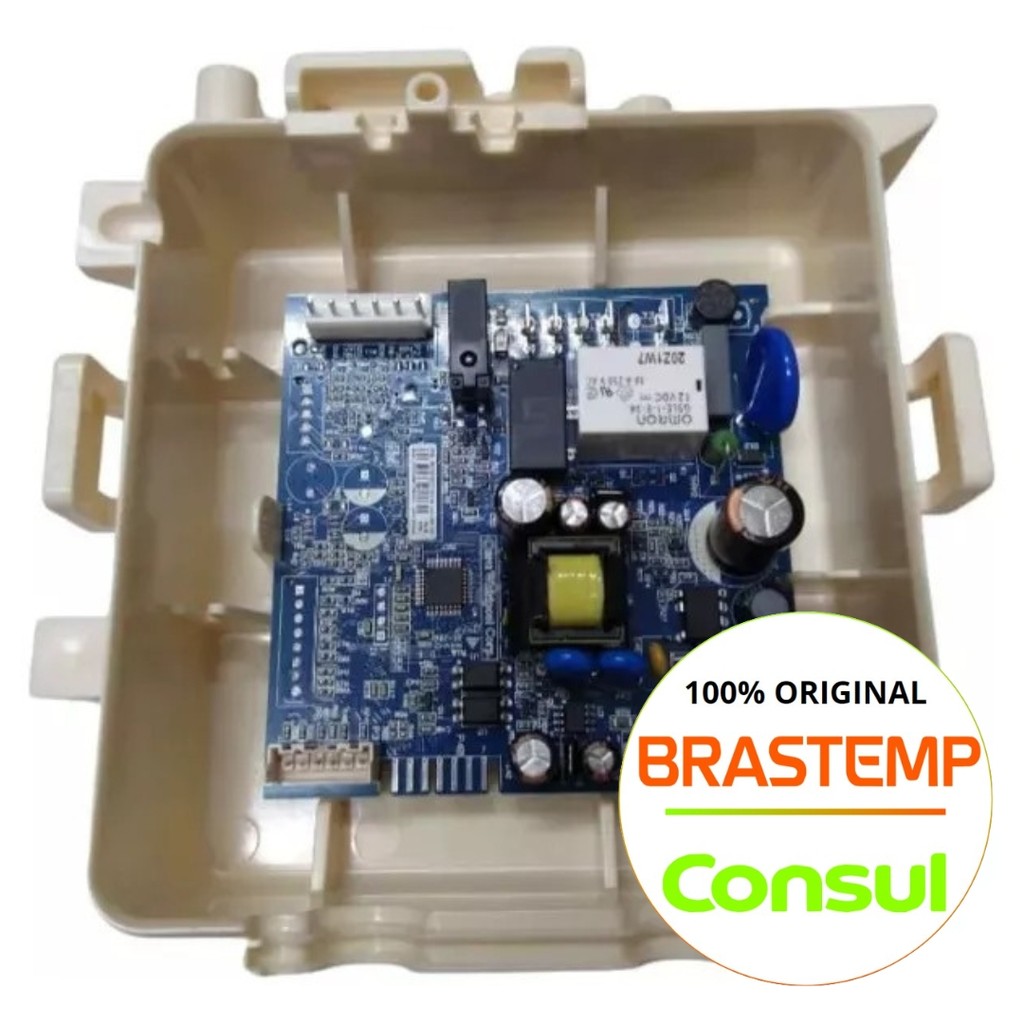 PLACA POTÊNCIA PARA GELADEIRA BRASTEMP/CONSUL ORIGINAL - BRK50NP-BRK50NR-BRK50NB