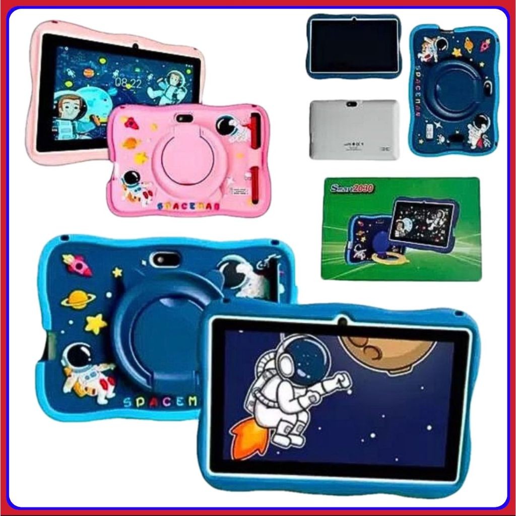 Tablet Infantil Kids 7 Polegada com wifi bluetooth Android Super Resistente Smart 2030 novo nova