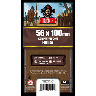 Sleeve Bucaneiros 56 x 100 mm Friday - 100 unidades