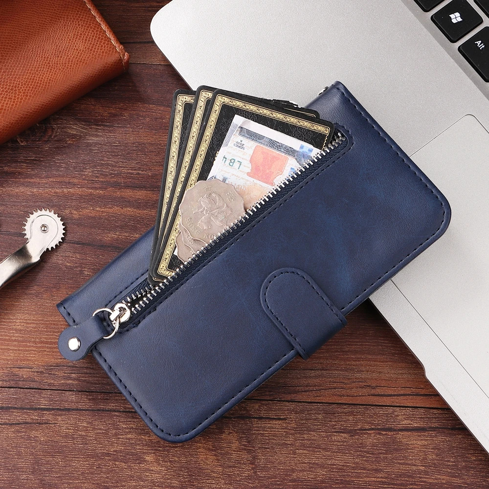 For Samsung Galaxy A06 A16 A26 A36 A56 A15 A25 A35 A55 A14 A24 A34 A54 A13 A23 A33 A53 Premium Zipper Cases