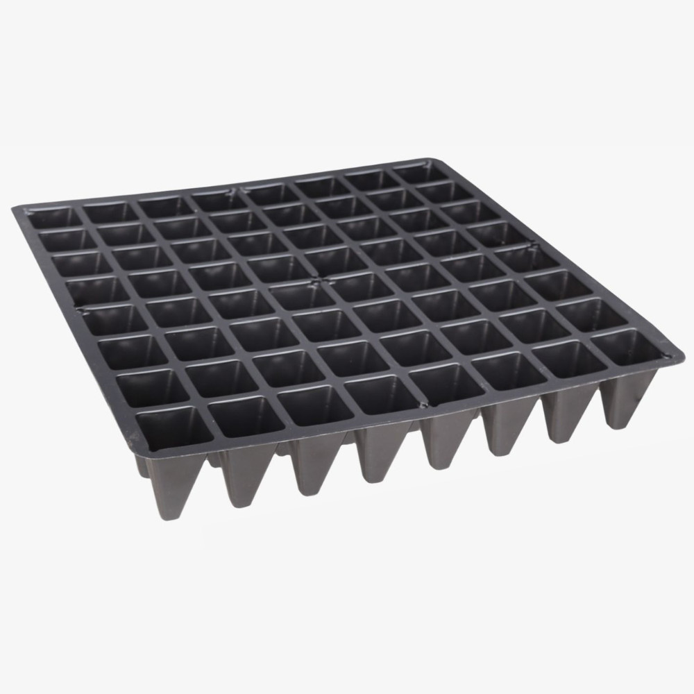 Kit 5 A 20 Bandejas Sementeiras Plásticas 64 Células Para Plantio De Mudas Hortaliças Flores