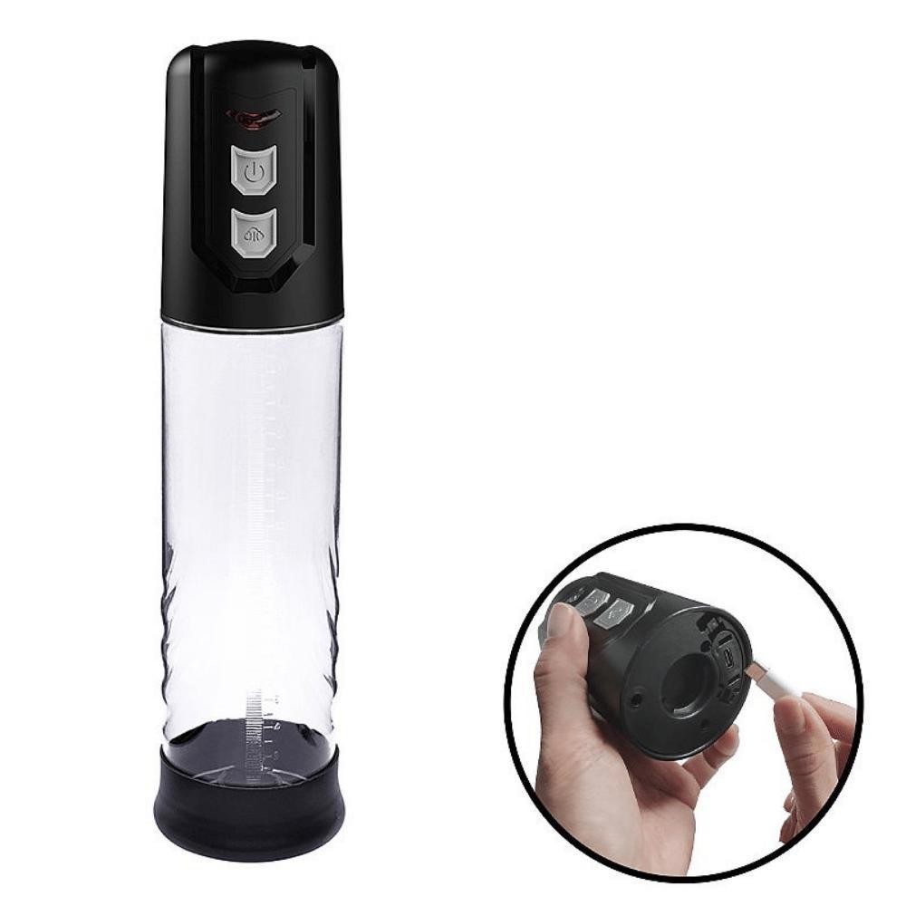 Bomba Recarregável Peniana Cabo Incluso Mais Sucção Pênis em Oferta na Shopee