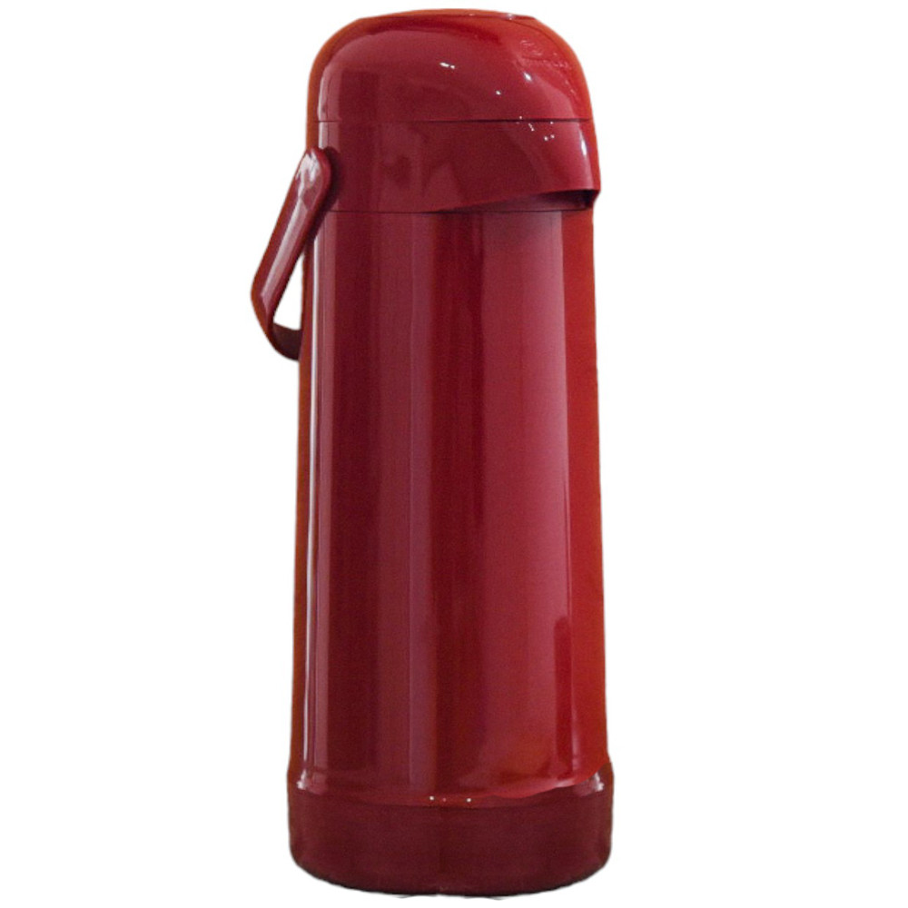 Garrafa Térmica Magic Pump 1,8L Cor Vermelho Aurora Termolar - Home & Living