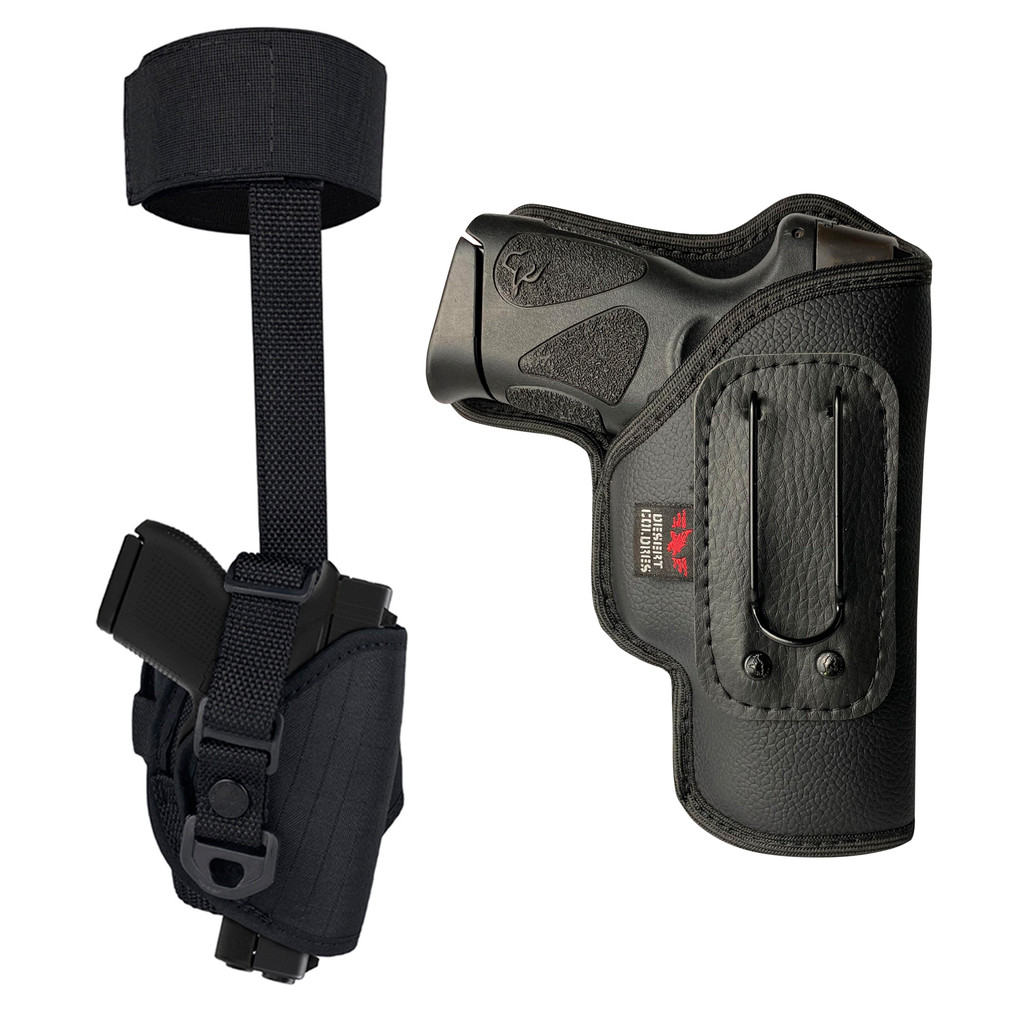 Coldre Velado Taurus G2c + Coldre De Canela Tornozelo