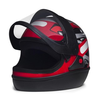 Capacete Taurus Grafic Vermelho tamanho 62 em Oferta na Shopee