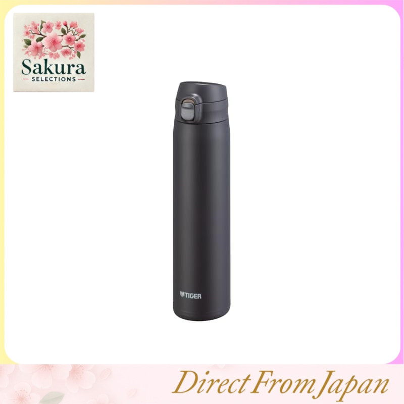 【Dishwasher Safe, Integrated Packing Model】 Tiger Corporation (TIGER) 880ml Stainless Steel Bottle with One-Push Design, User-Friendly Structure, Only Two Parts to Clean: Lid and Packing Integrated, Easy Cap, Vacuum Insulation, Thermal Mug, Heat and Cold 