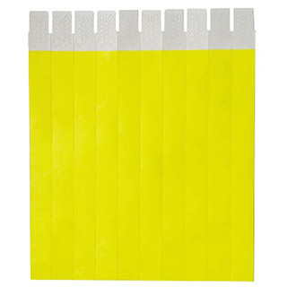 Pulseira de identificação tyvek Amarela com 50 unidades Singularis em Oferta na Shopee