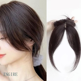 ING Natural Franja Toppers Postiços Para Cobrir Perda Branca Cabelo Substituição Peruca Preta em Oferta na Shopee