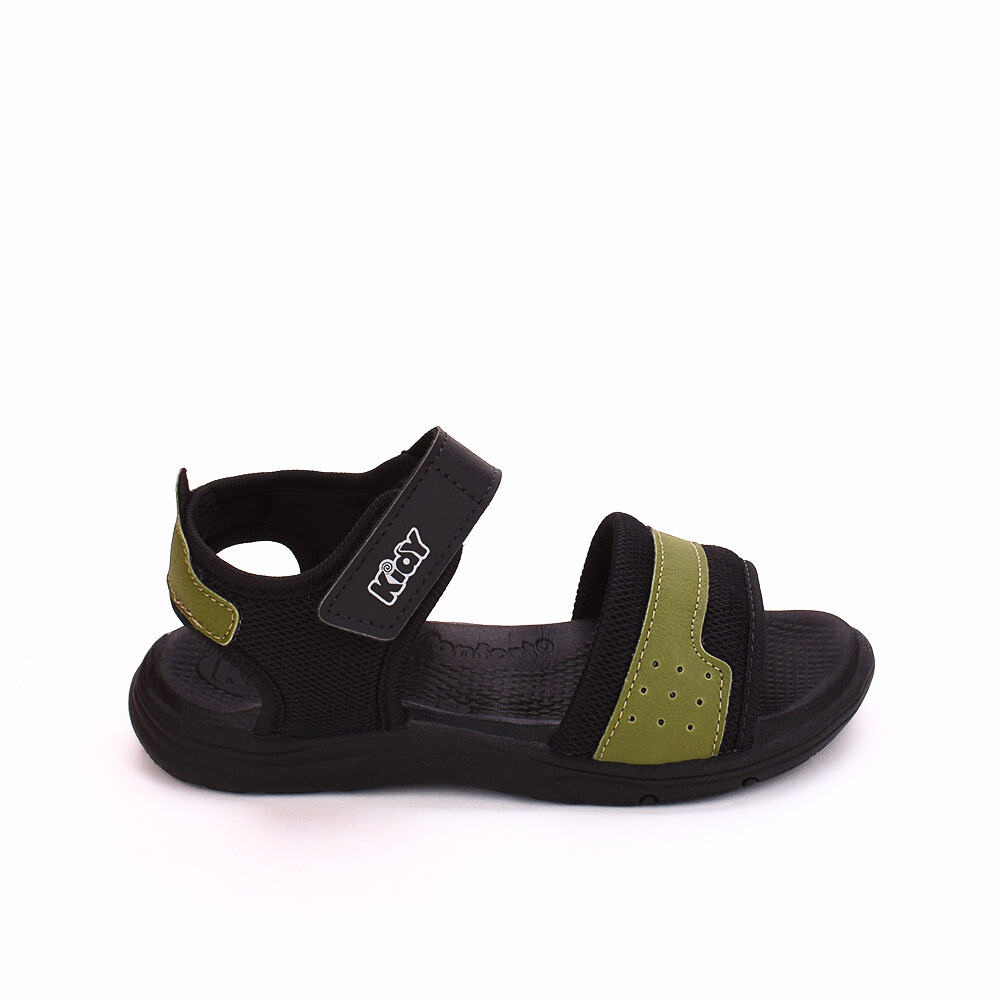 Sandália Papete Infantil Menino Comfort Preto Verde Militar em Oferta na Shopee