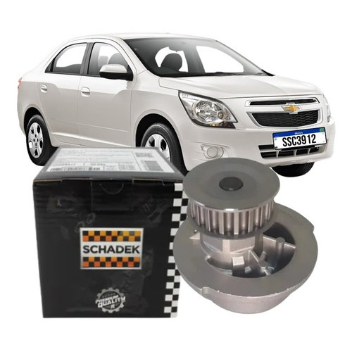 Bomba D'Agua - GM Prisma 1.0/1.4 8V 2013 2014 2015 2016 2017 2018 2019 2020 2021 - Schadek 20189 em Oferta na Shopee