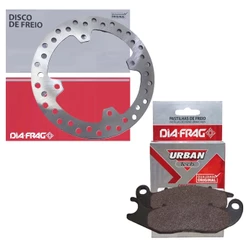 Disco de Freio Dianteiro Xre Sahara 300 Abs 2024-2026 + Pastilhas
