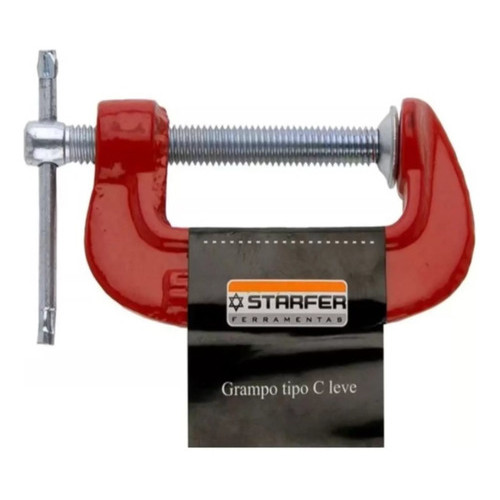 Grampo Sargento Marceiro Tipo C Leve 4 Polegadas Starfer