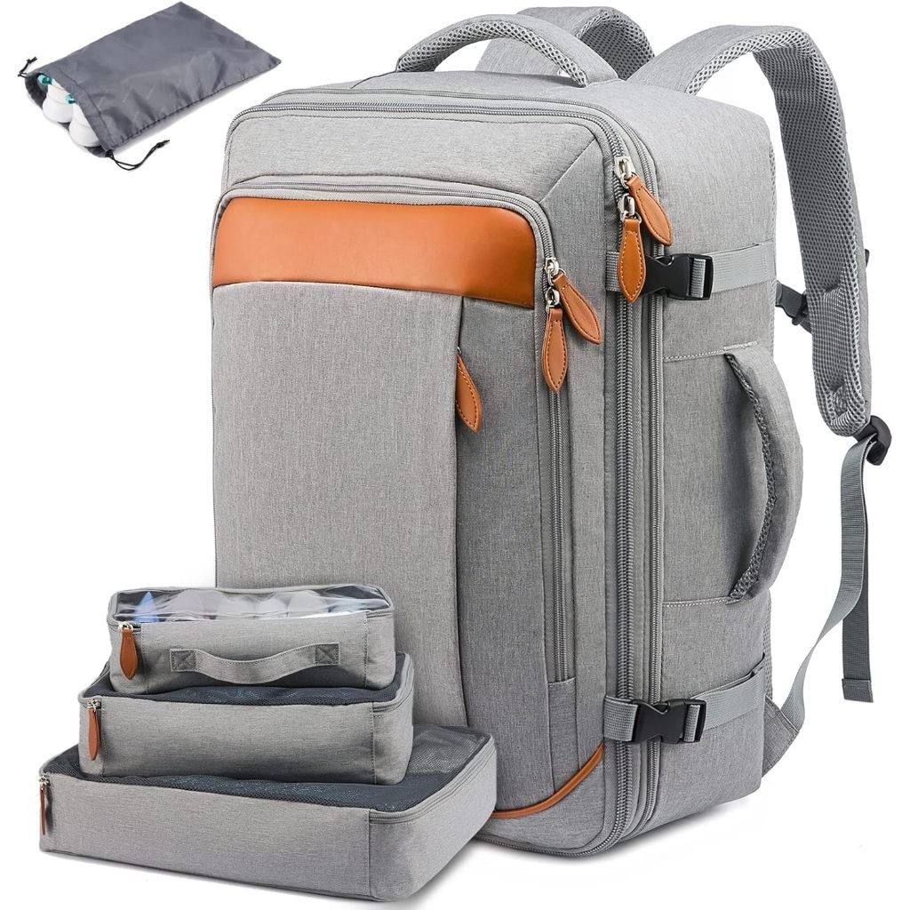Mochila administrativa e de viagem grande 4 em 1 com porta USB para carregar notebook em Oferta na Shopee