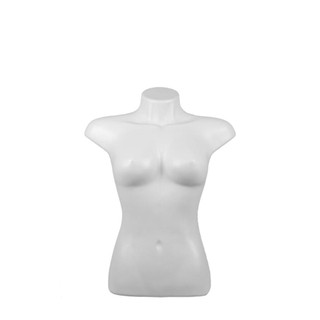 Busto Feminino Expositor Manequim Branco