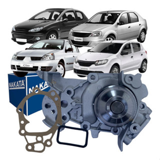 Bomba D'Agua Original Nakata Renault Sandero 1.0 16v 2001 2002 2003 2004 2005 2006 2007 2008 A 2018 em Oferta na Shopee