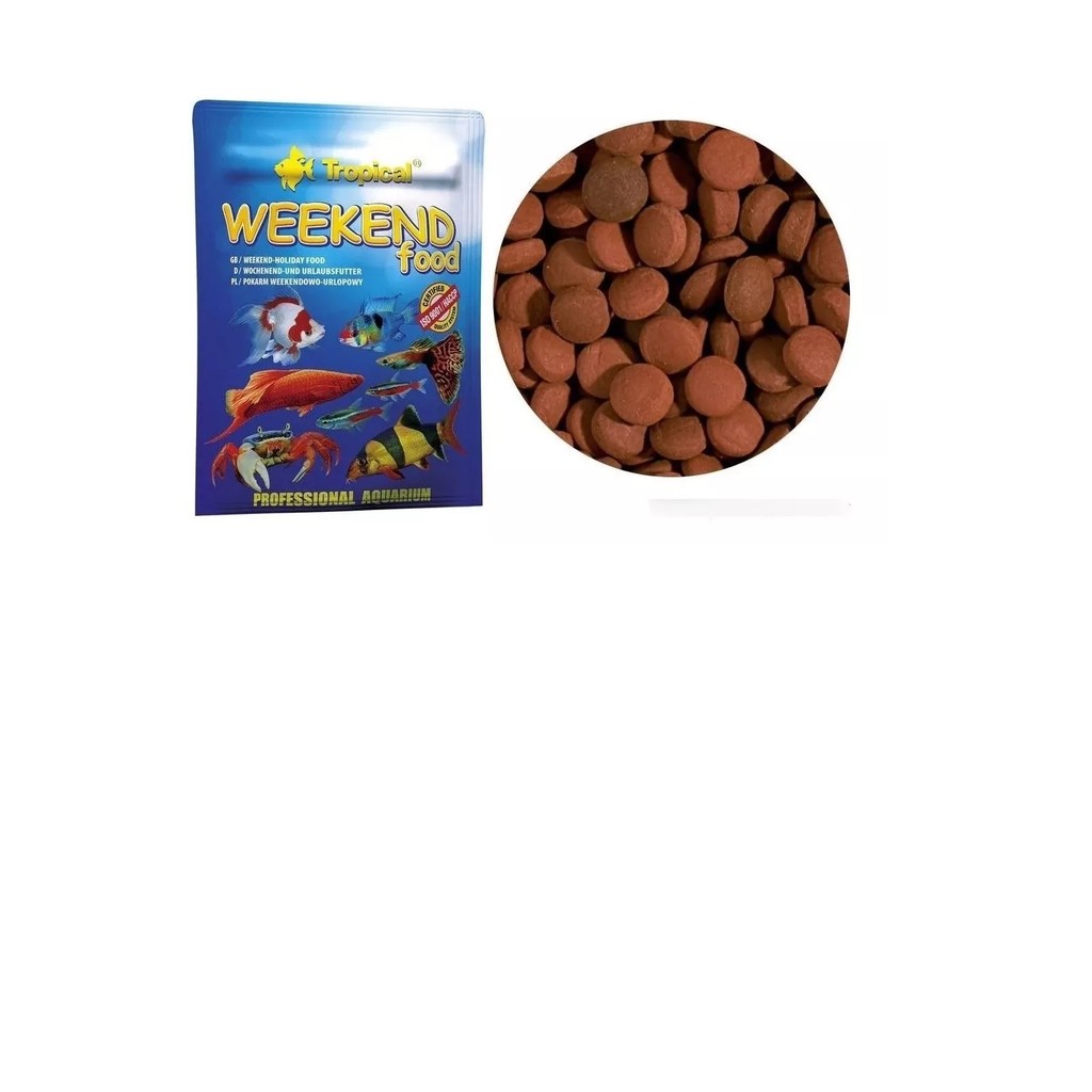 Ração Tropical Weekend Food 20g Ração Férias