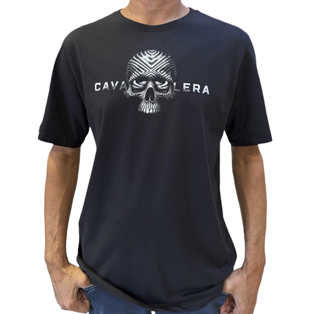 Camiseta Cavalera Preto Indie Rock Skull