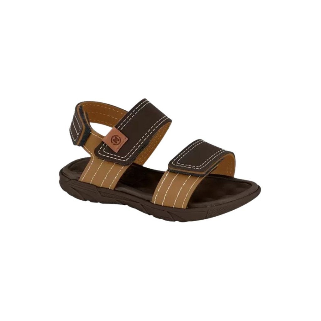 Sandália Molekinho Café Caramelo Masculino 2135.153