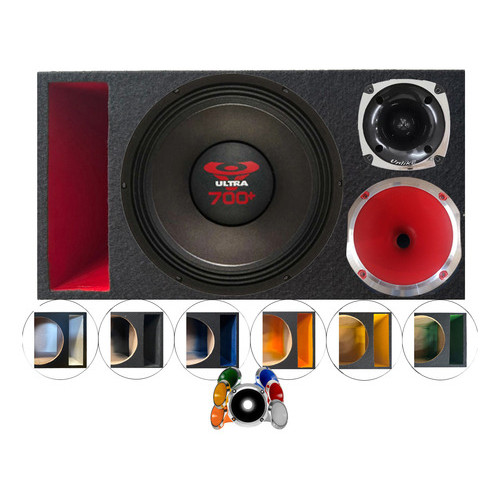 CAIXA TRIO DUTO RÉGUA COLORIDO ALTO FALANTE ULTRAVOX ULTRA 700 CORNETA 1425