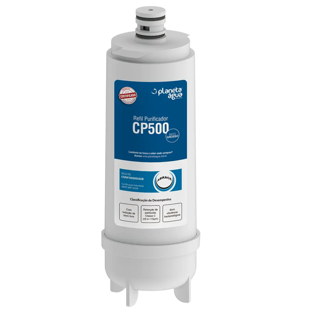 Refil CP500 Planeta Agua 1080A  Compatível com Aparelhos: Masterfrio com refil de rótulo azul