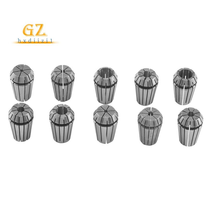 10pcs ER20 Conjunto De Pinça De Mola De Precisão CNC Ferramenta De Torno De Fresagem ER20 Mandril