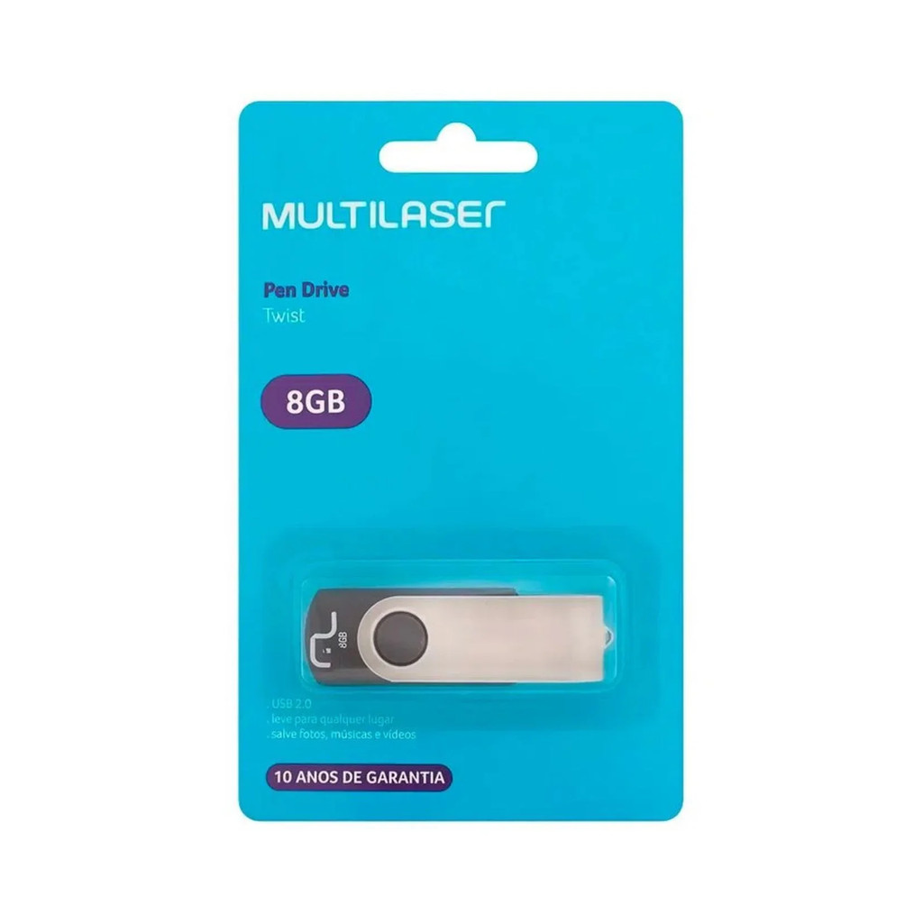 Pendrive 8gb Multilaser