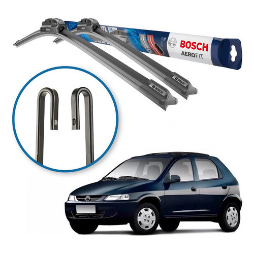 Palheta Limpa Para Brisa Original Bosch Gm Celta 2001 A 2015 Paleta