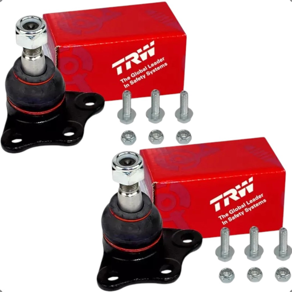 Par Pivô Inferior Dianteiro TRW Fiat Palio Uno Siena Strada Mobi Doblo c/ Bandeja Estampada em Oferta na Shopee