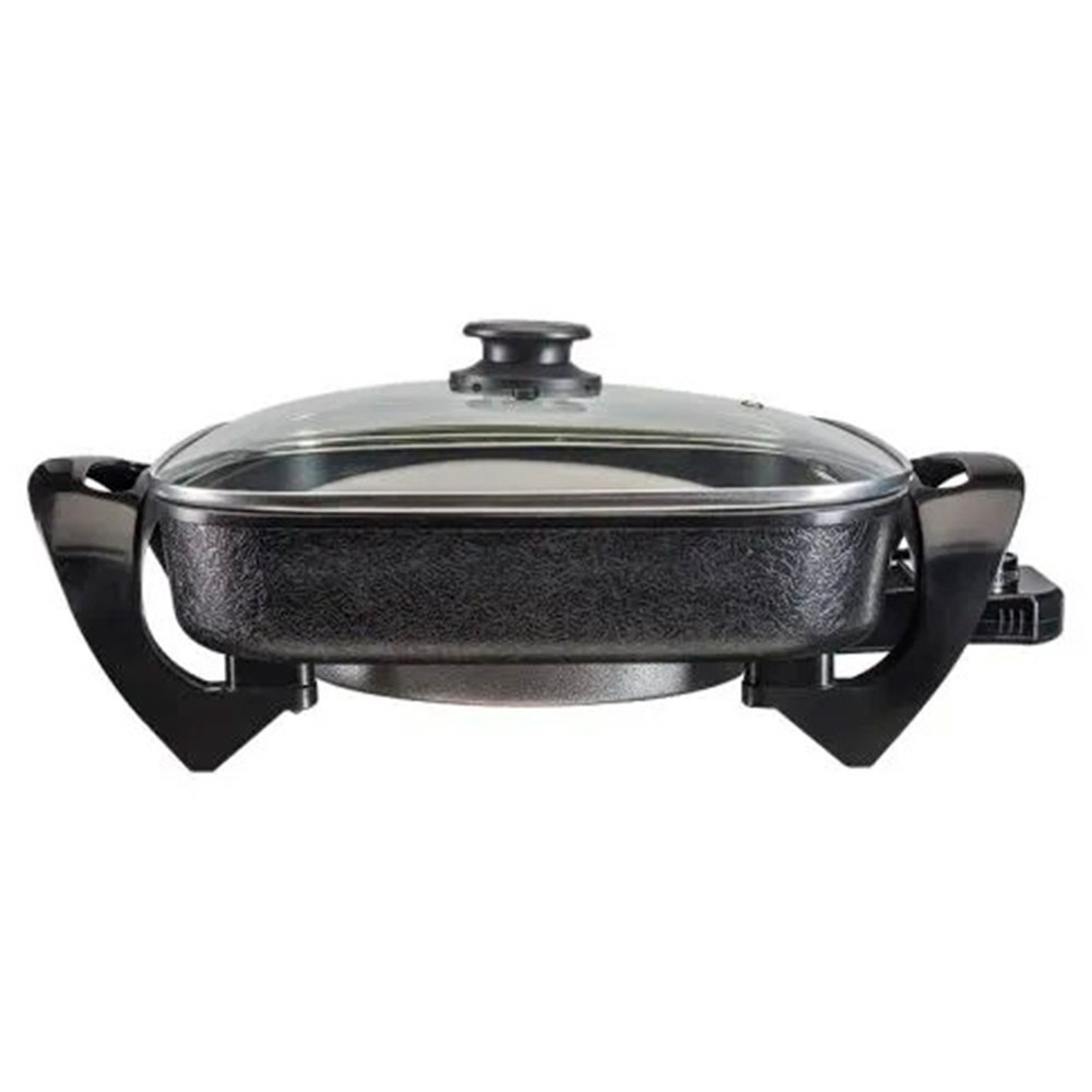 Panela Elétrica Mangiare Agratto 30cm 4,6L Quadrada 1500W 127V Preta - APEQO-01 - Home Appliances
