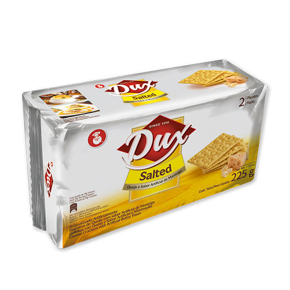 BISCOITO CRACKER DUX QUEIJO E MANTEIGA 225G em Oferta na Shopee
