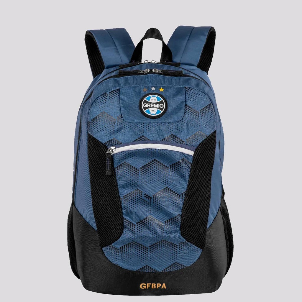 Mochila Grêmio 2 Compartimentos Azul em Oferta na Shopee