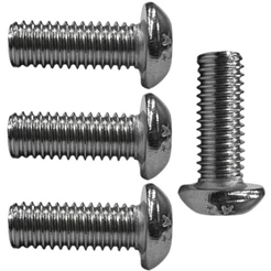 Parafuso Protetor Escape Escapamento Ponteira Nmax160 Neo125 Fazer150 Factor 125 150 Xtz150 Fz25 Aço Inox M6X16 4 Peças