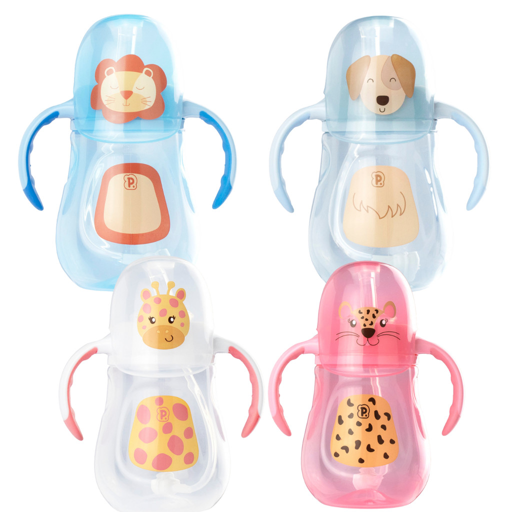 COPO DE TREINAMENTO BICHINHO C/ALCA E TAMPA 280ML