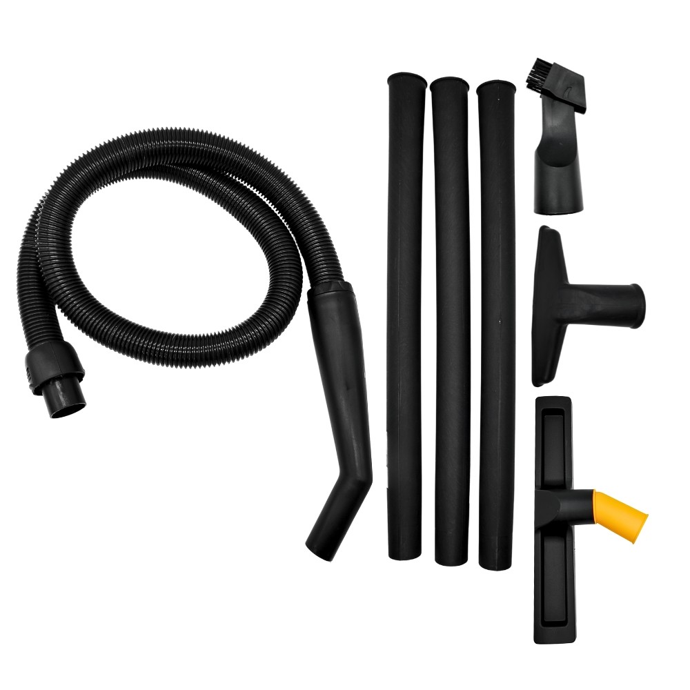 Kit Mangueira Corrugada Preta 6un Extensor e Bico Bocal para Aspirador Electrolux Acqua Power AQP20