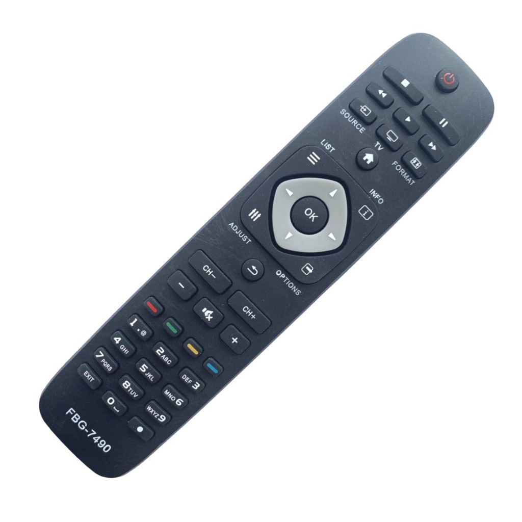 Controle Remoto Compatível com TV Smart Philips Lcd Led 32PFL5007G-78 Fbg-7490