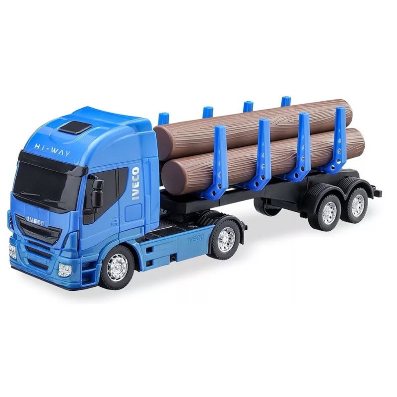 Caminhao Carreta Florestal Iveco Hiway Tora Usual Brinquedos