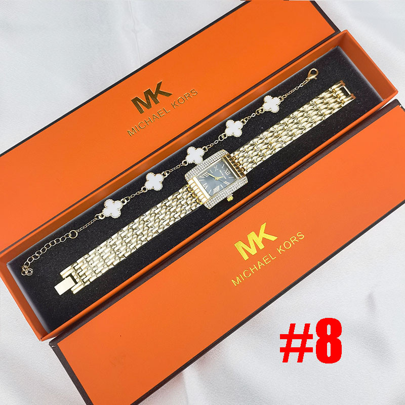 Relógio Feminino Quartzo Negócios Moda Feminina Pulseira De Aço MKS