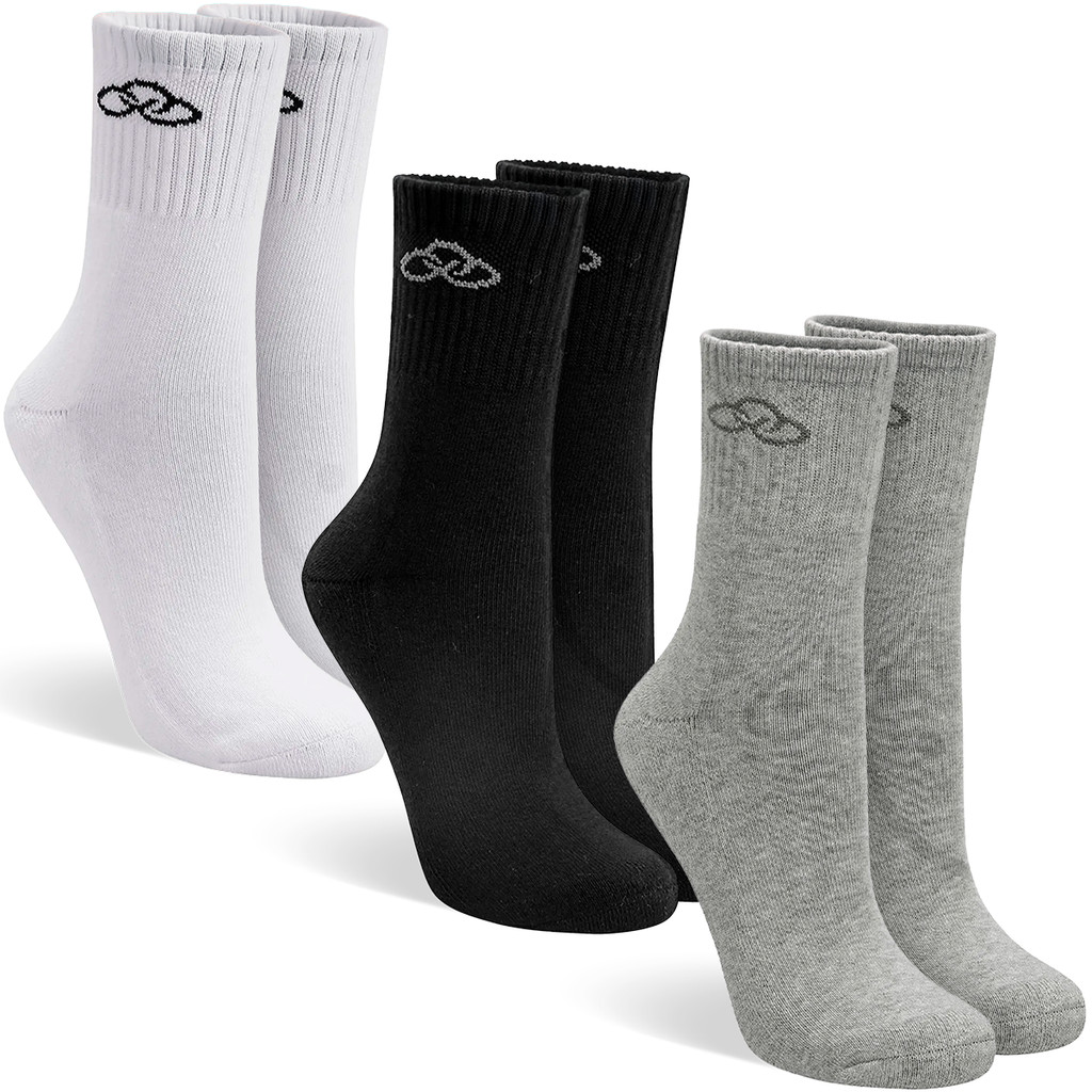 Kit 3 Pares de Meia Masculina Cano Médio Adulto Olympikus em Oferta na Shopee