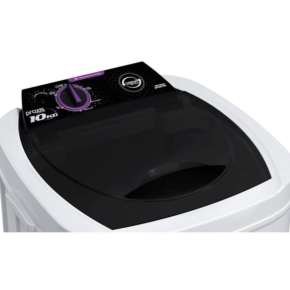 Detalhes do Máquina De Lavar Roupas 10kg Semiautomática Praxis Branco 220V